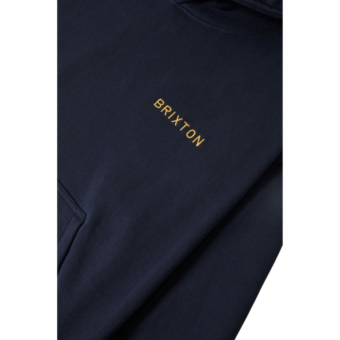 Brixton Embroidered Heavy Weight Hood - Mood Indigo - Mens Pullover Hoodie by Brixton