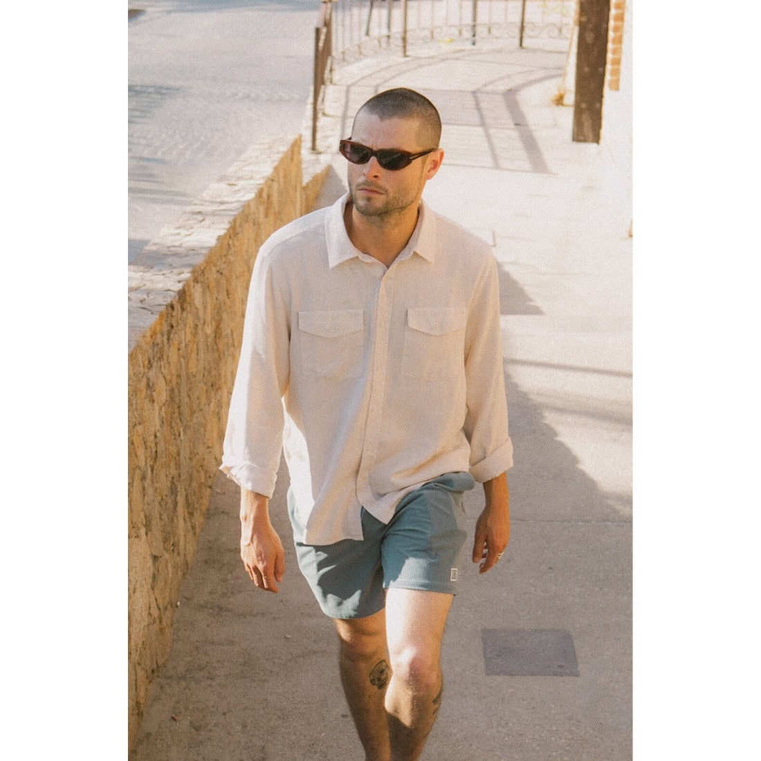 Brixton Everyday Corduroy Shorts - Trooper - Mens Walk Shorts by Brixton