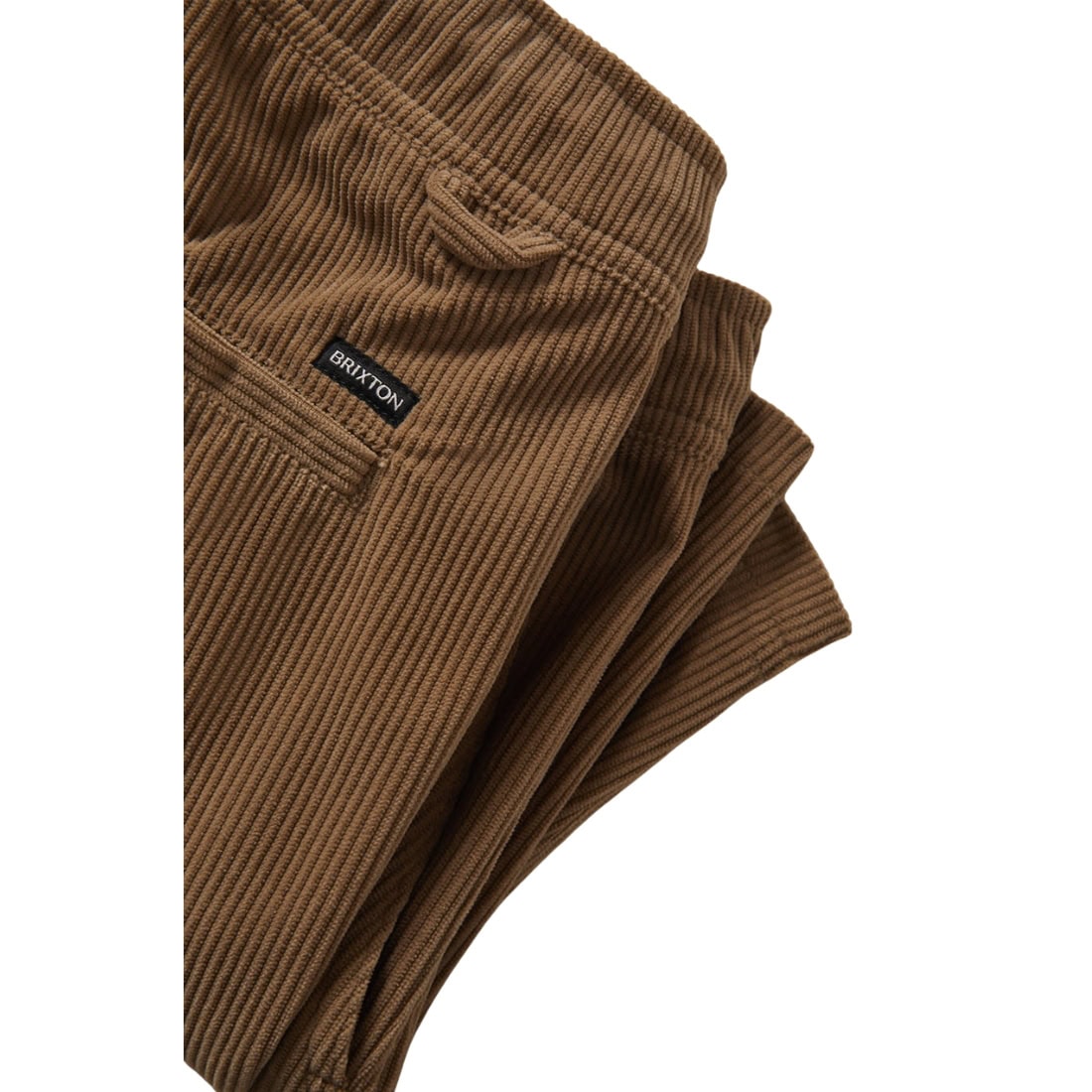 Brixton Everyday Corduroy Shorts - Vintage Khaki - Mens Walk Shorts by Brixton