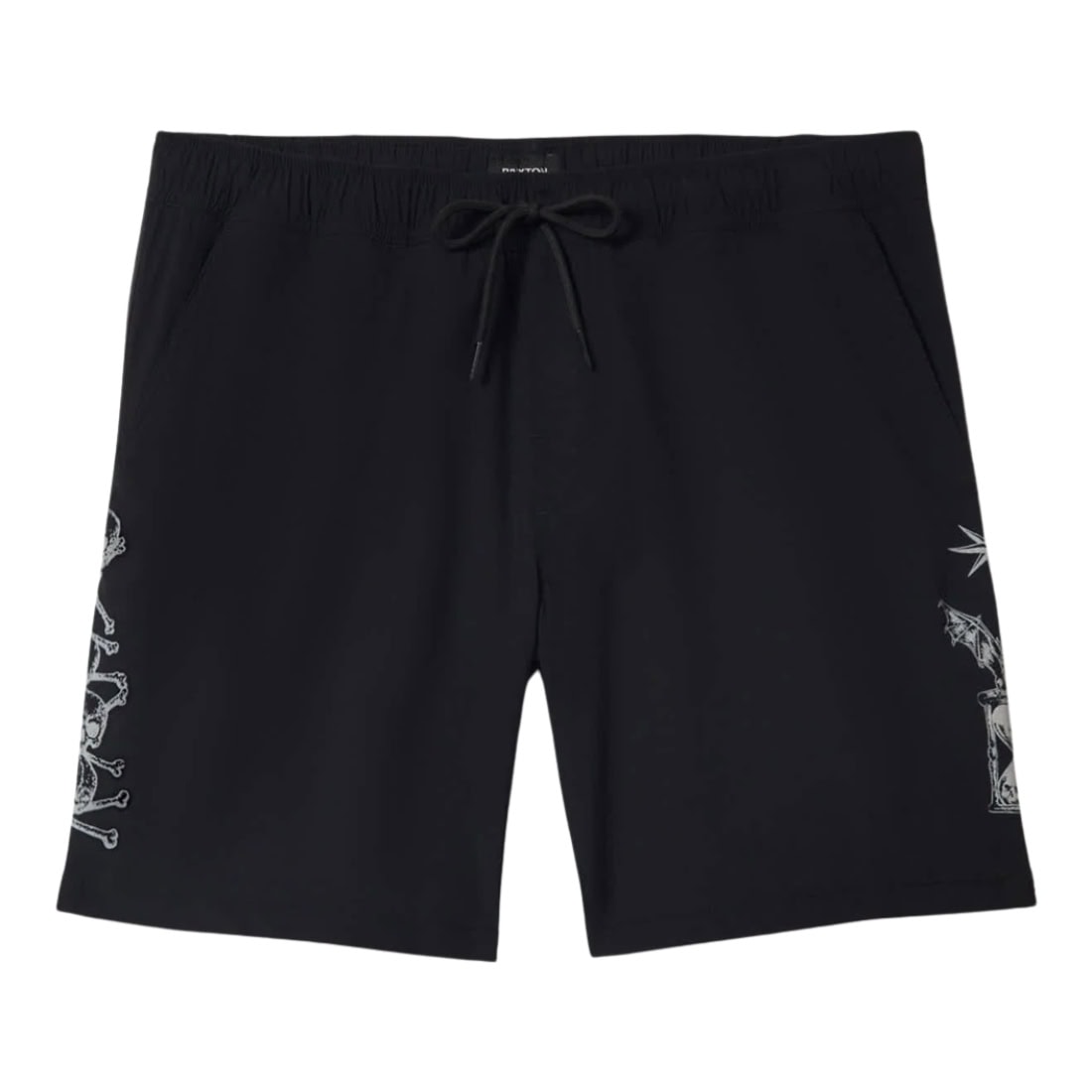 Brixton Everyday Stretch Hybrid Shorts - Black - Mens Walk Shorts by Brixton