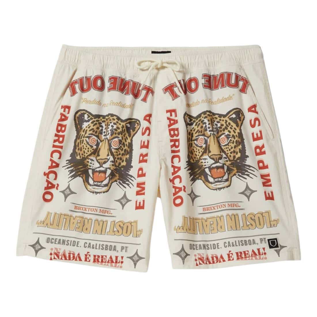 Brixton Everyday Stretch Hybrid Shorts - Lost In Reality - Mens Walk Shorts by Brixton