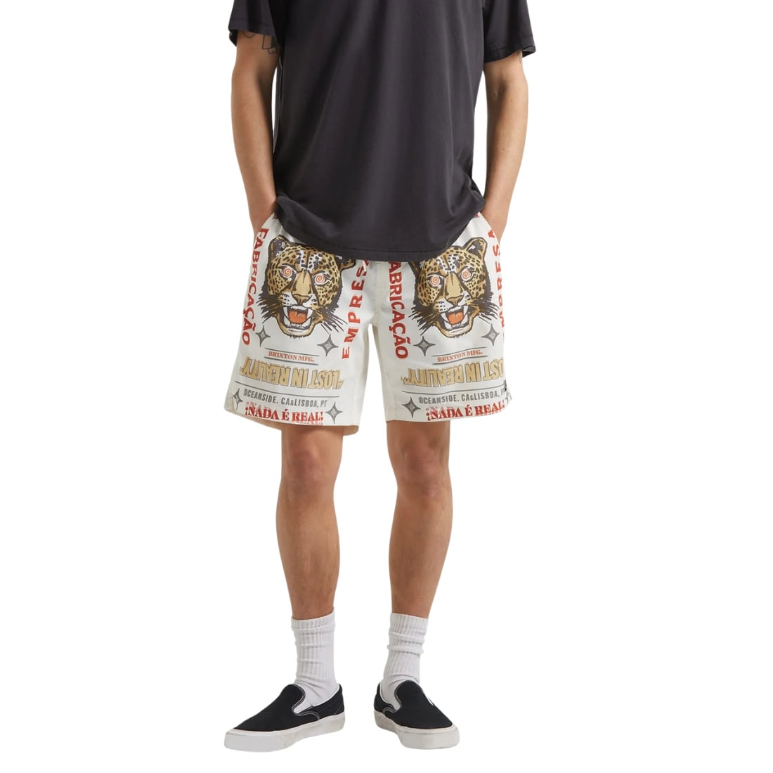 Brixton Everyday Stretch Hybrid Shorts - Lost In Reality - Mens Walk Shorts by Brixton