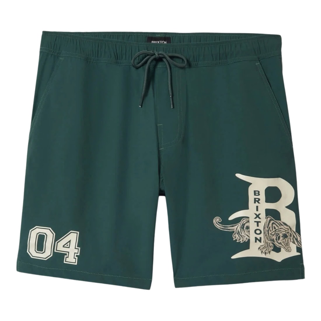 Brixton Everyday Stretch Hybrid Shorts - Primal Green - Mens Walk Shorts by Brixton