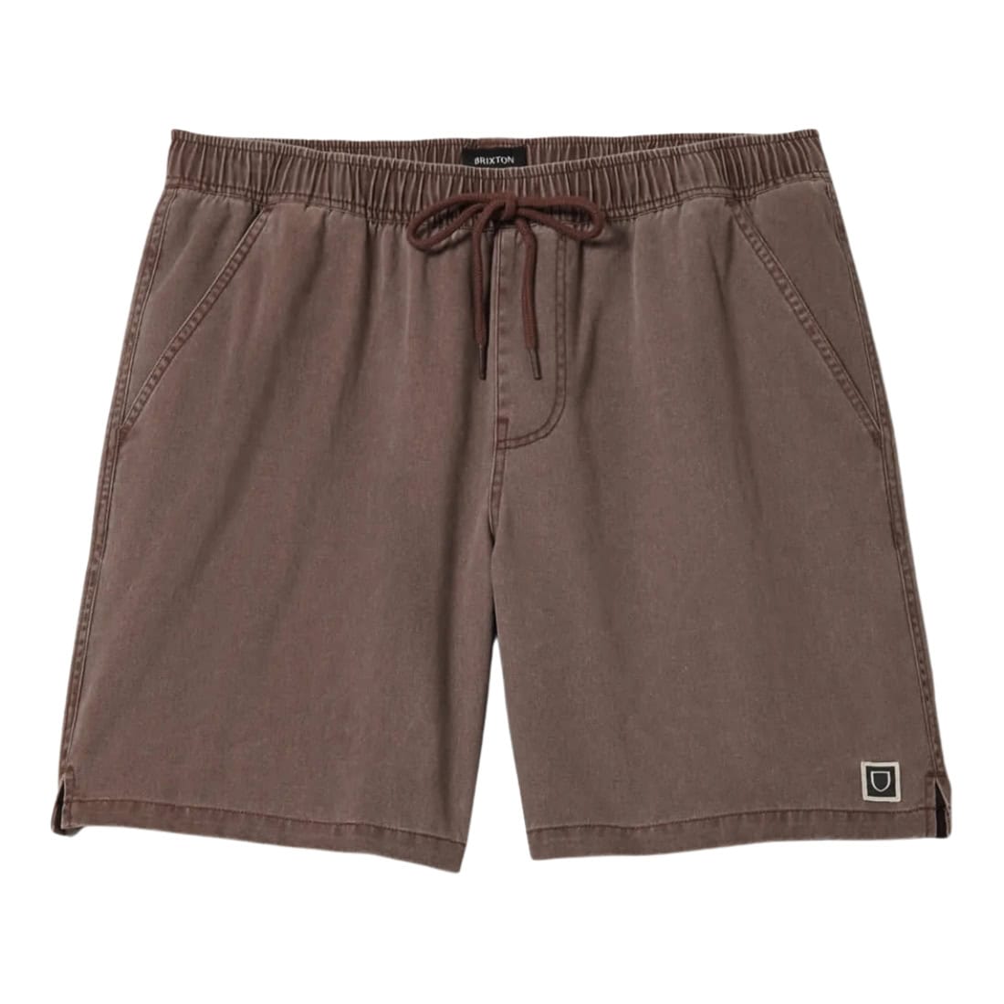 Brixton Everyday Vintage Wash Shorts - Chocolate - Mens Walk Shorts by Brixton