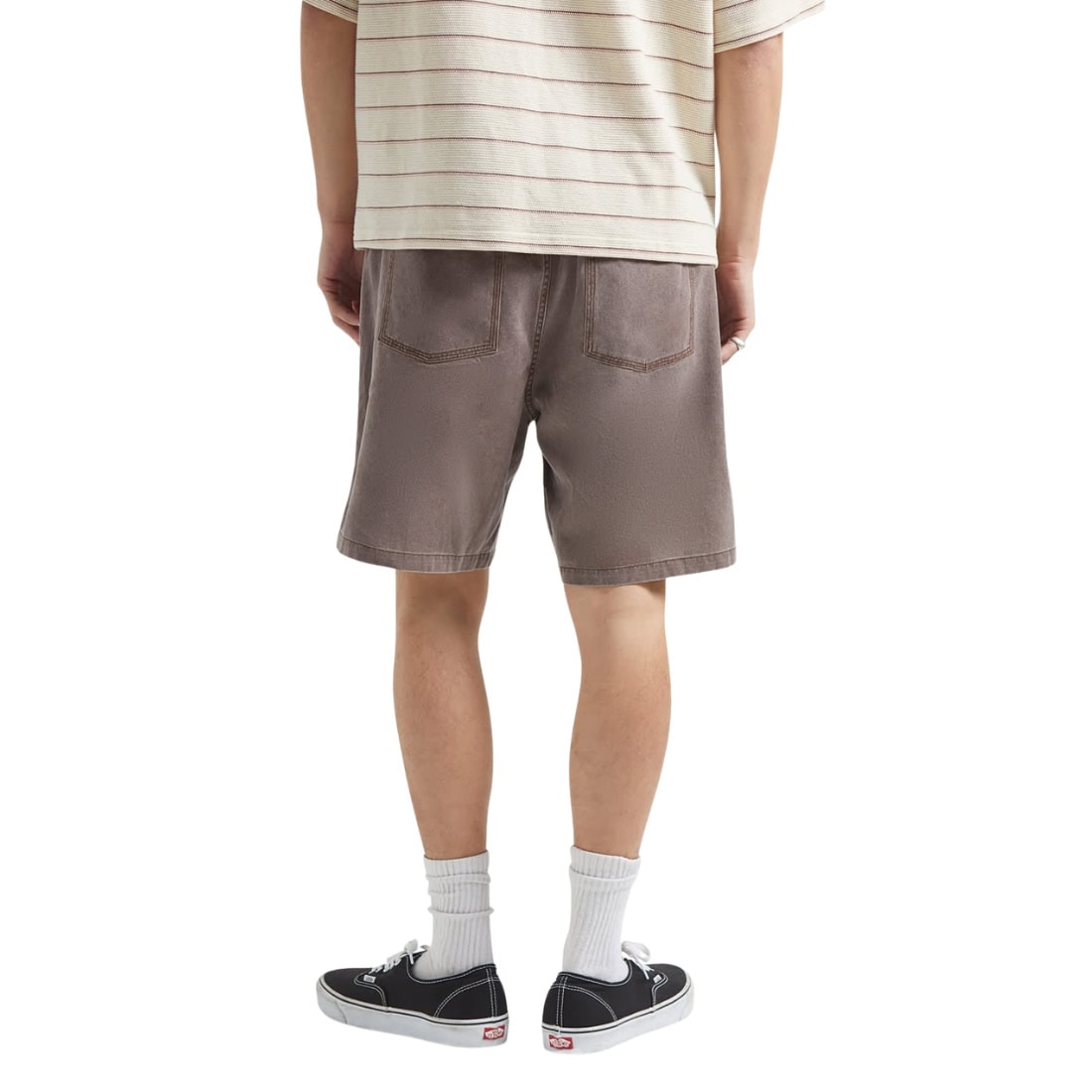 Brixton Everyday Vintage Wash Shorts - Chocolate - Mens Walk Shorts by Brixton