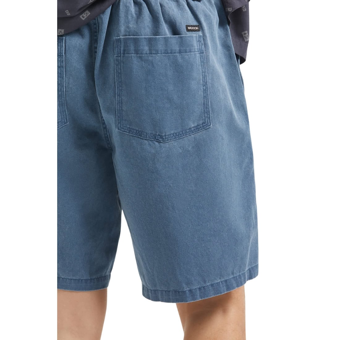 Brixton Everyday Vintage Wash Shorts - Midnight Blue - Mens Walk Shorts by Brixton
