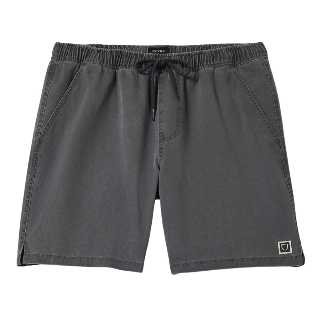 Brixton Everyday Vintage Wash Shorts - Vintage Black - Mens Walk Shorts by Brixton