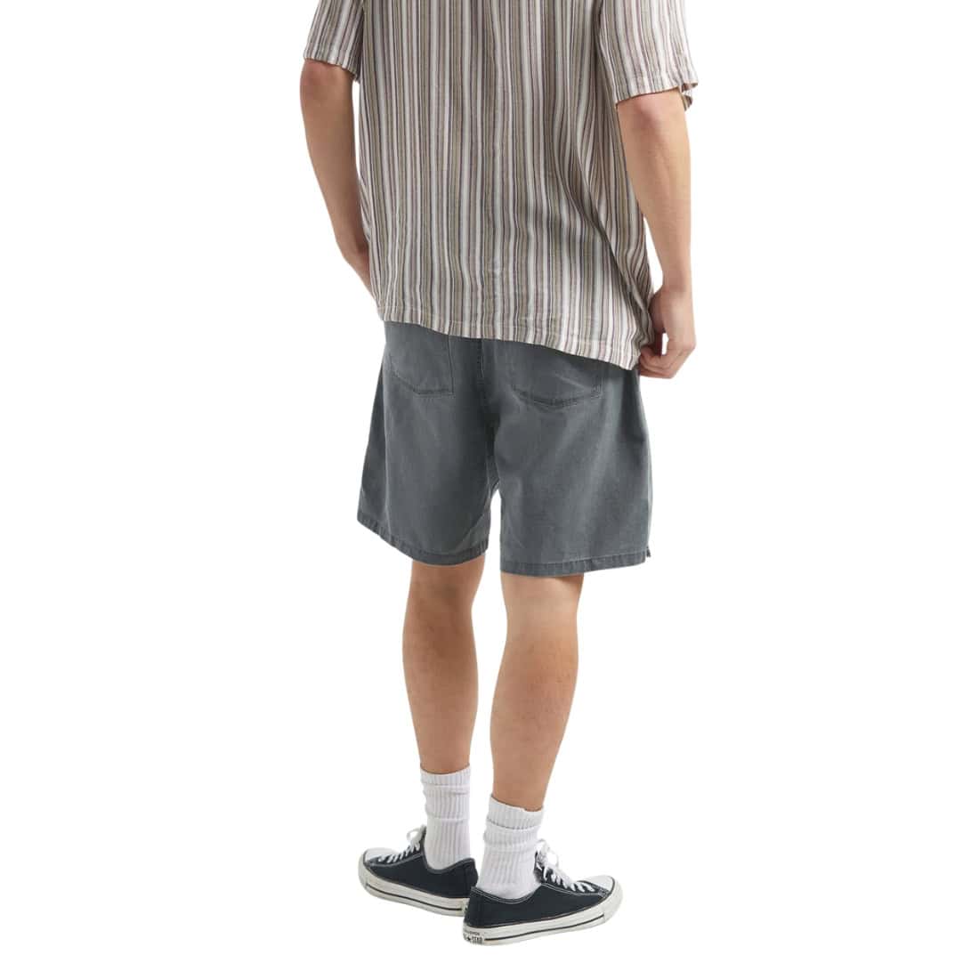Brixton Everyday Vintage Wash Shorts - Vintage Black - Mens Walk Shorts by Brixton