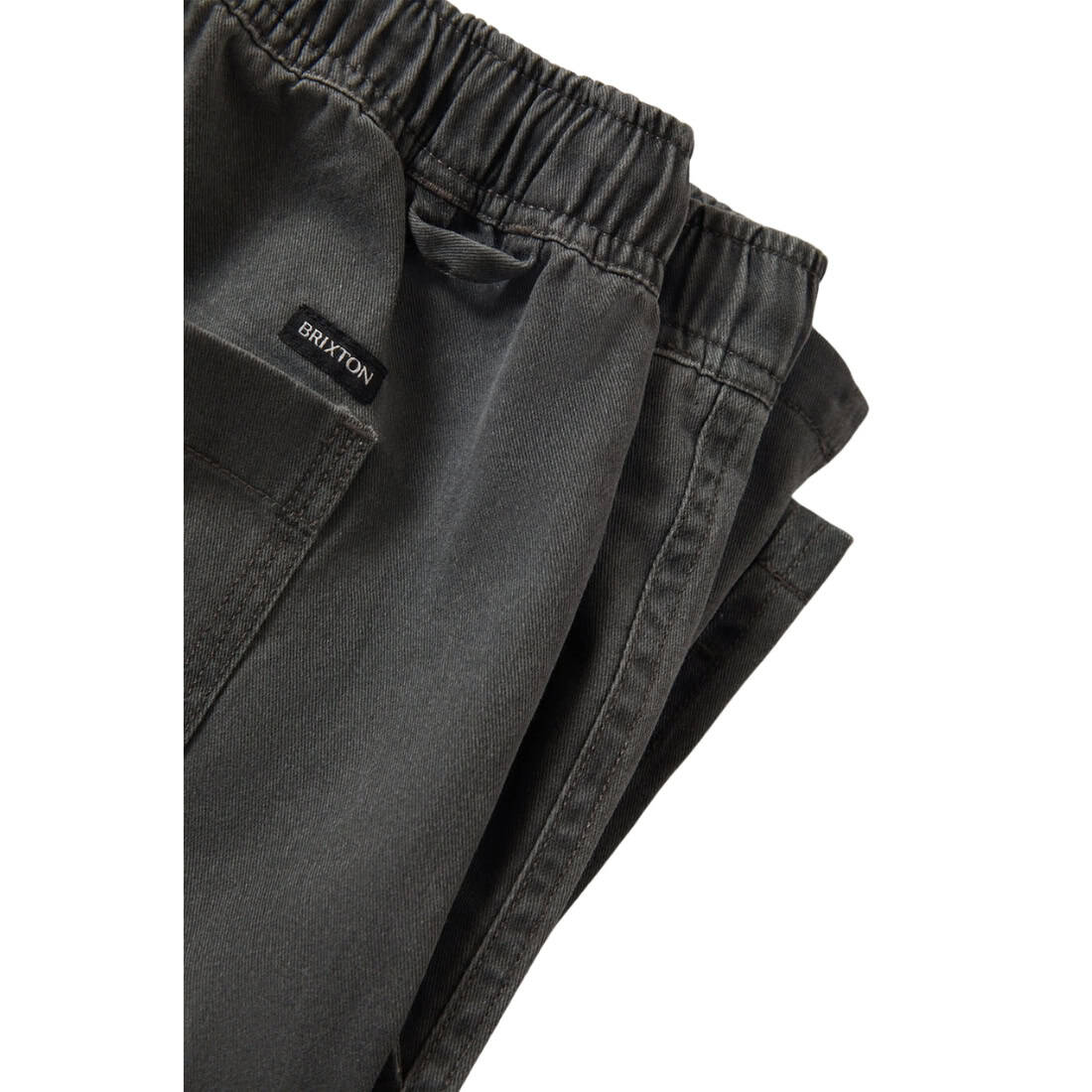 Brixton Everyday Vintage Wash Shorts - Vintage Black - Mens Walk Shorts by Brixton