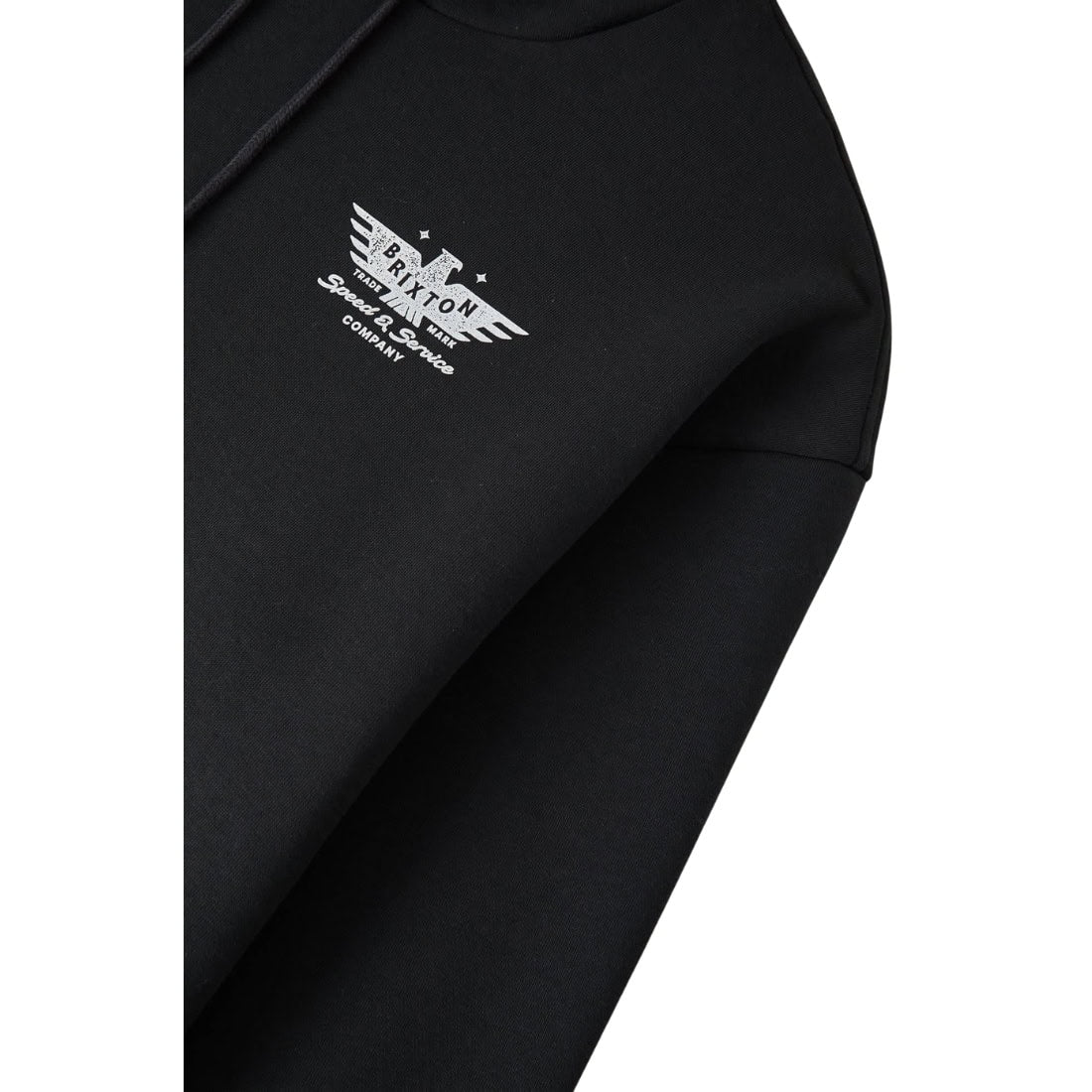 Brixton Ewing Hood - Black - Mens Pullover Hoodie by Brixton