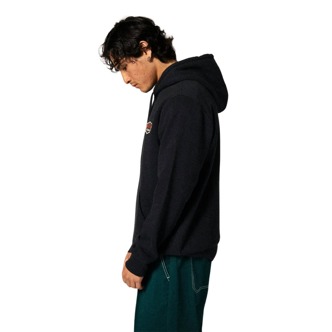 Brixton Freeman Pullover Hoodie - Black