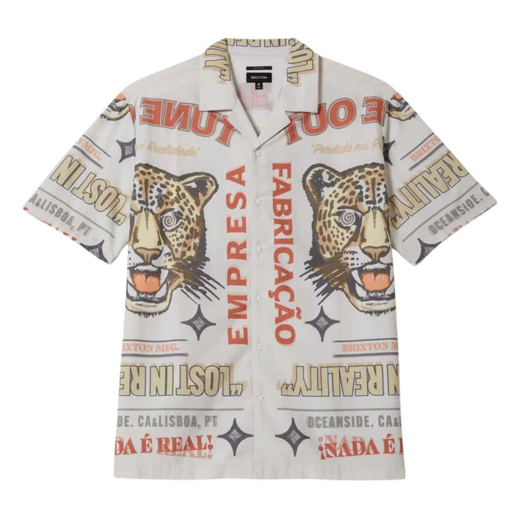 Getaway Short Sleeve Woven Shirt Lost Reality Print