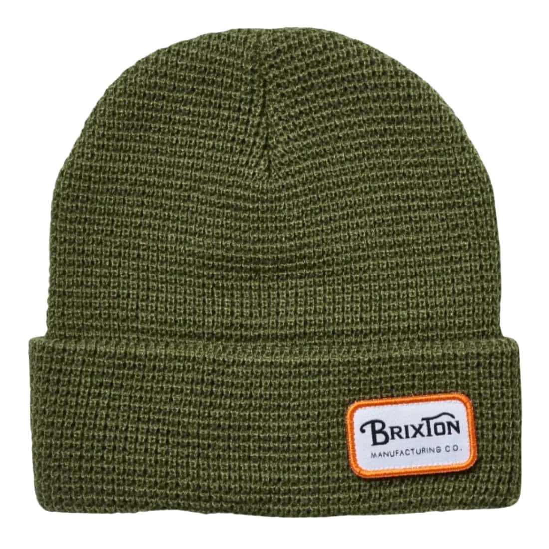 Brixton Grade Beanie - Military Olive - Fold Beanie by Brixton