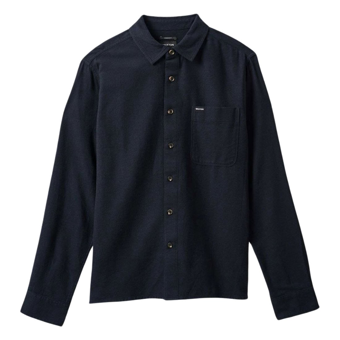 Brixton Hasting Lightweight Flannel Shirt - Black - Mens Flannel Shirt by Brixton