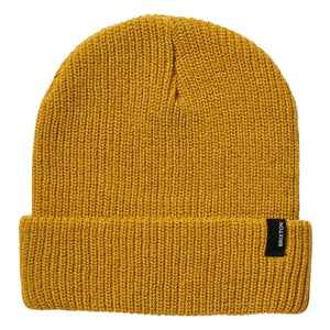 Brixton Heist Beanie - Sauterne Yellow - Fold Beanie by Brixton