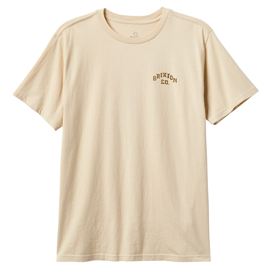 Brixton Homer T-Shirt - Cream Classic Wash - Mens Skate Brand T-Shirt by Brixton