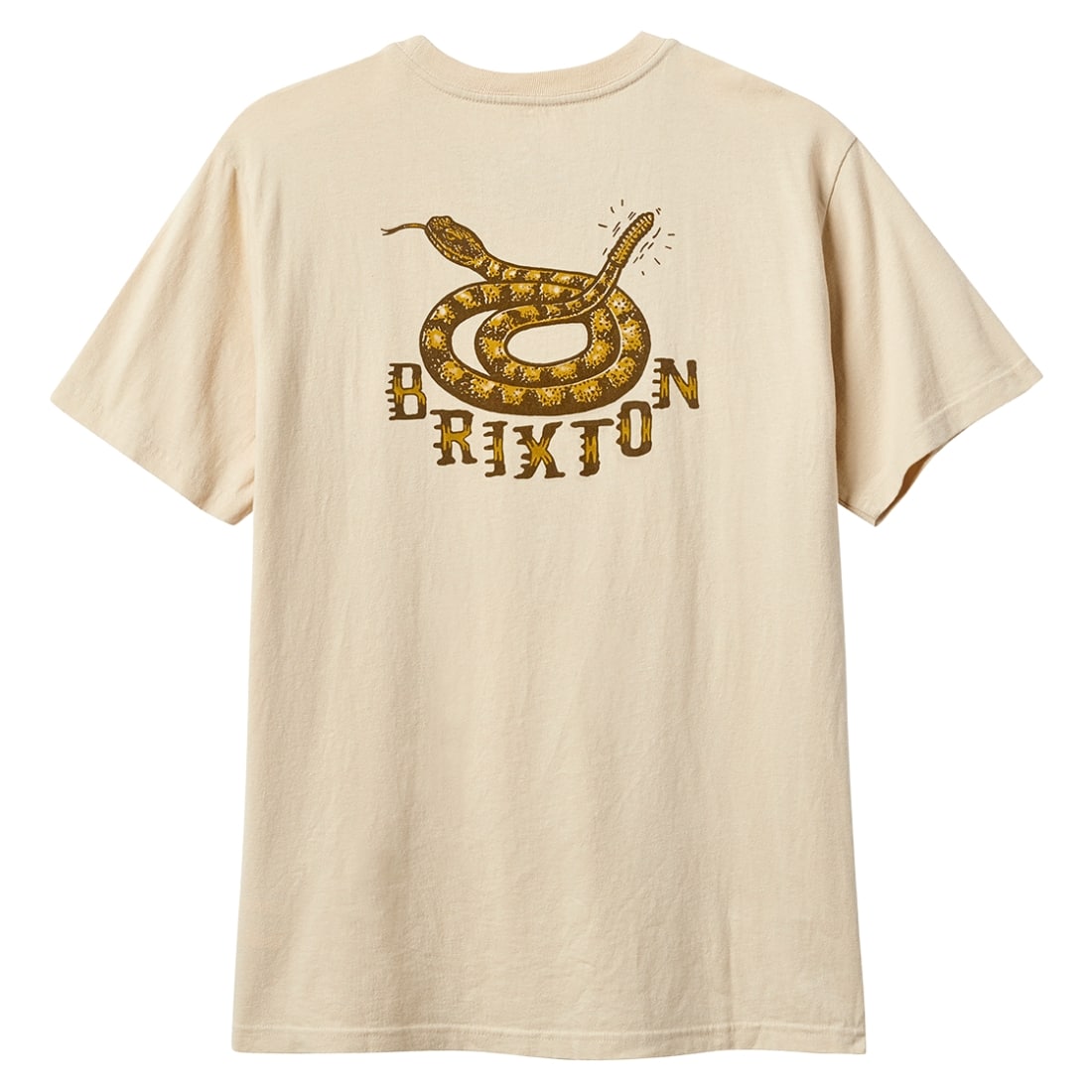 Brixton Homer T-Shirt Cream Classic Wash Free UK Delivery