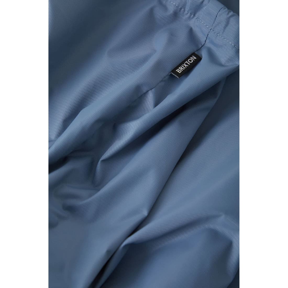 Brixton Hooded Claxton LW Jacket - Slate Blue - Mens Windbreaker/Rain Jacket by Brixton