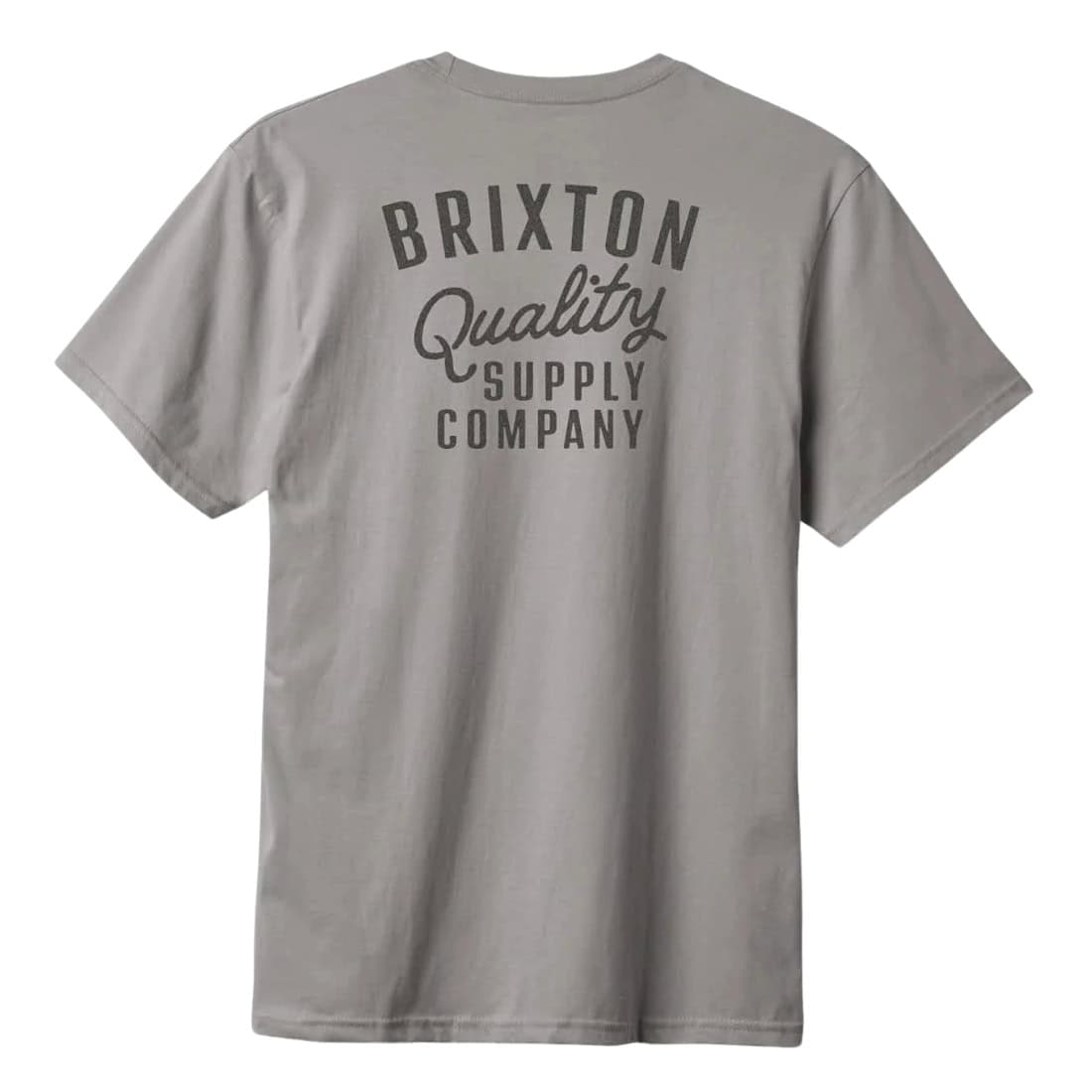 Brixton Hubal T-Shirt - Heather Grey - Mens Graphic T-Shirt by Brixton