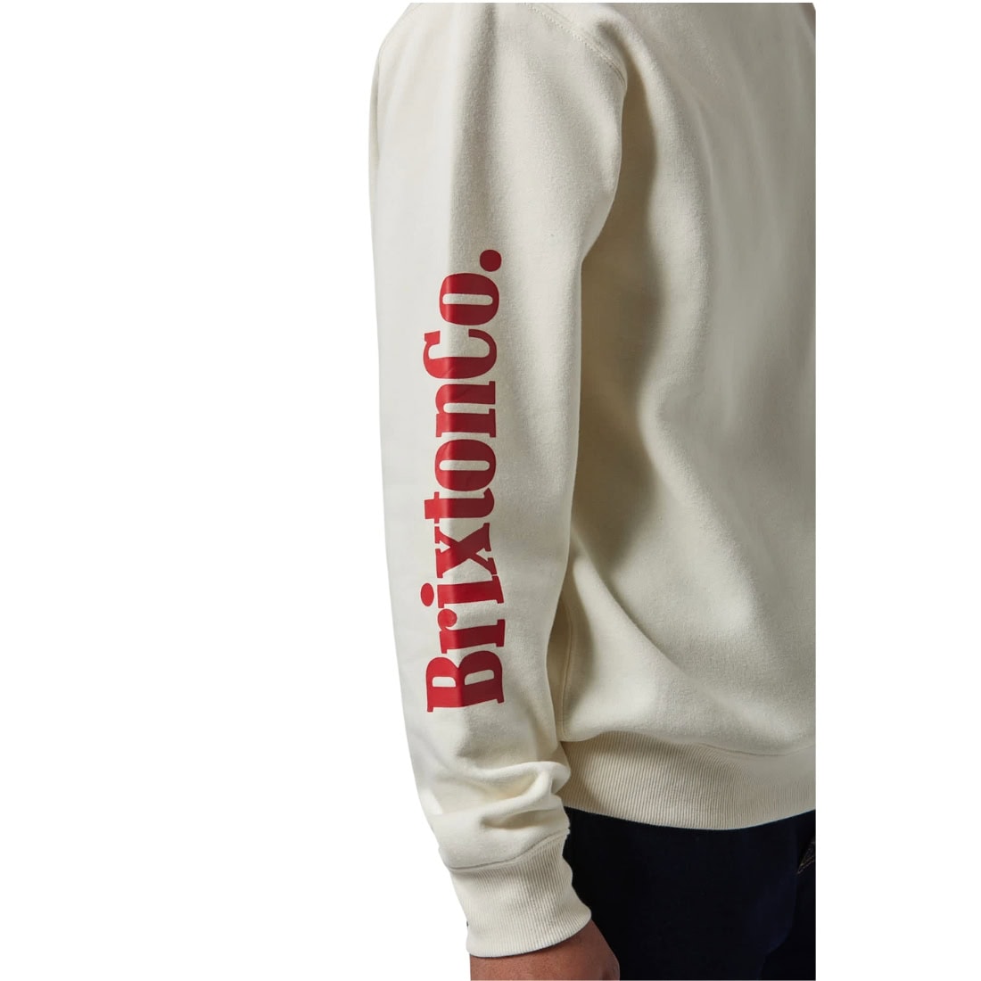 Brixton Inwood Crew Neck Sweatshirt - Egret White