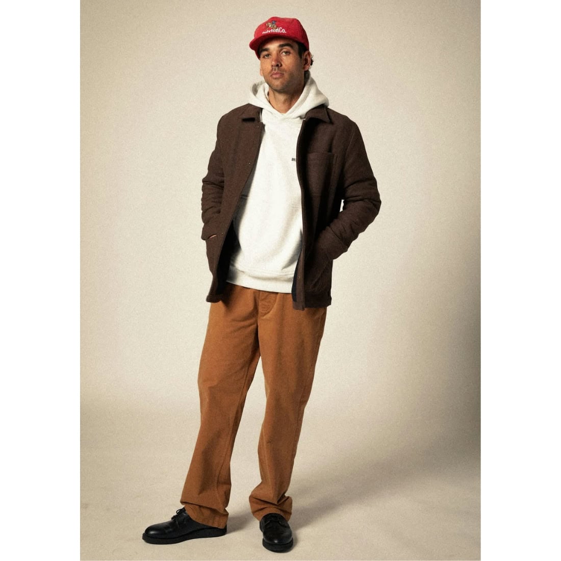 Brixton Inwood MP Snapback Cap - Red - Snapback Cap by Brixton One Size