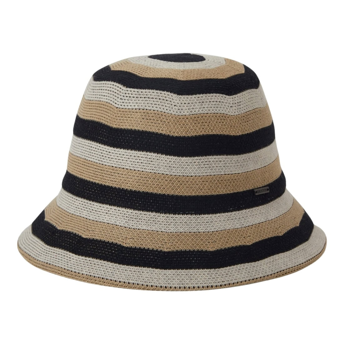 Brixton Lisboa Knit Packable Bucket Hat - Black/Sand/Whitecap - Bucket Hat by Brixton