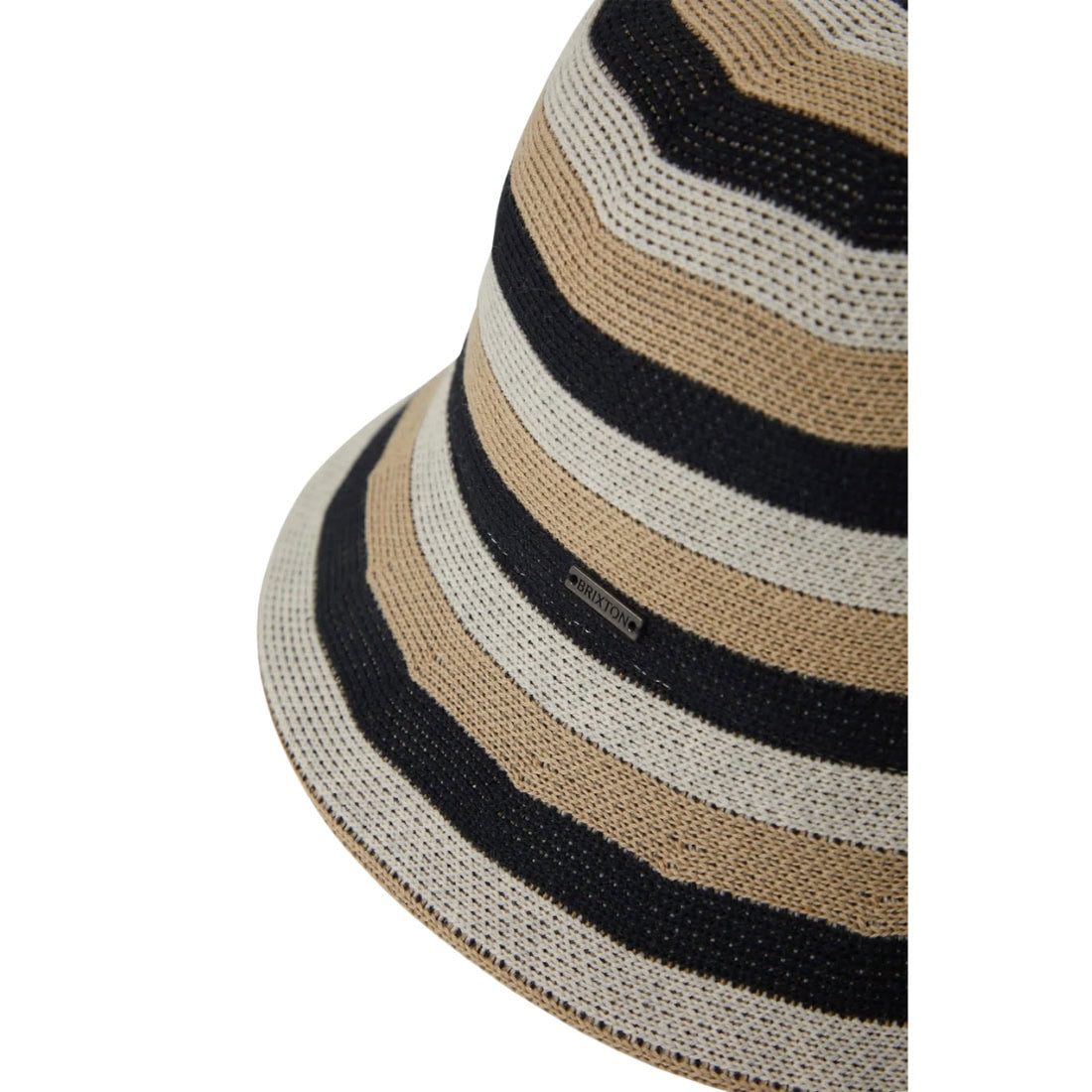 Brixton Lisboa Knit Packable Bucket Hat - Black/Sand/Whitecap - Bucket Hat by Brixton