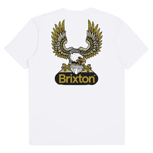 Brixton Merrick T-Shirt - White - Mens Graphic T-Shirt by Brixton