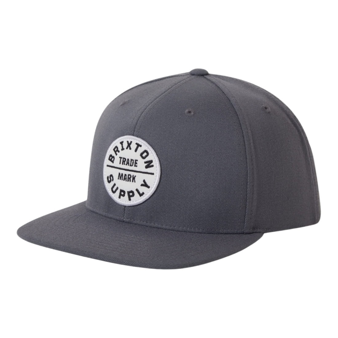 Brixton Oath III Snapback - Future Grey - Snapback Cap by Brixton One Size