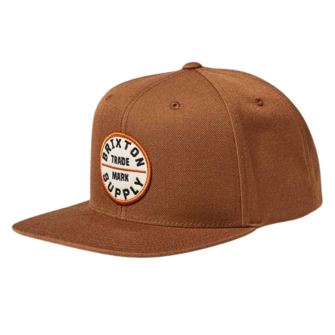 Brixton Oath III Snapback - Pinecone Brown - Snapback Cap by Brixton One Size