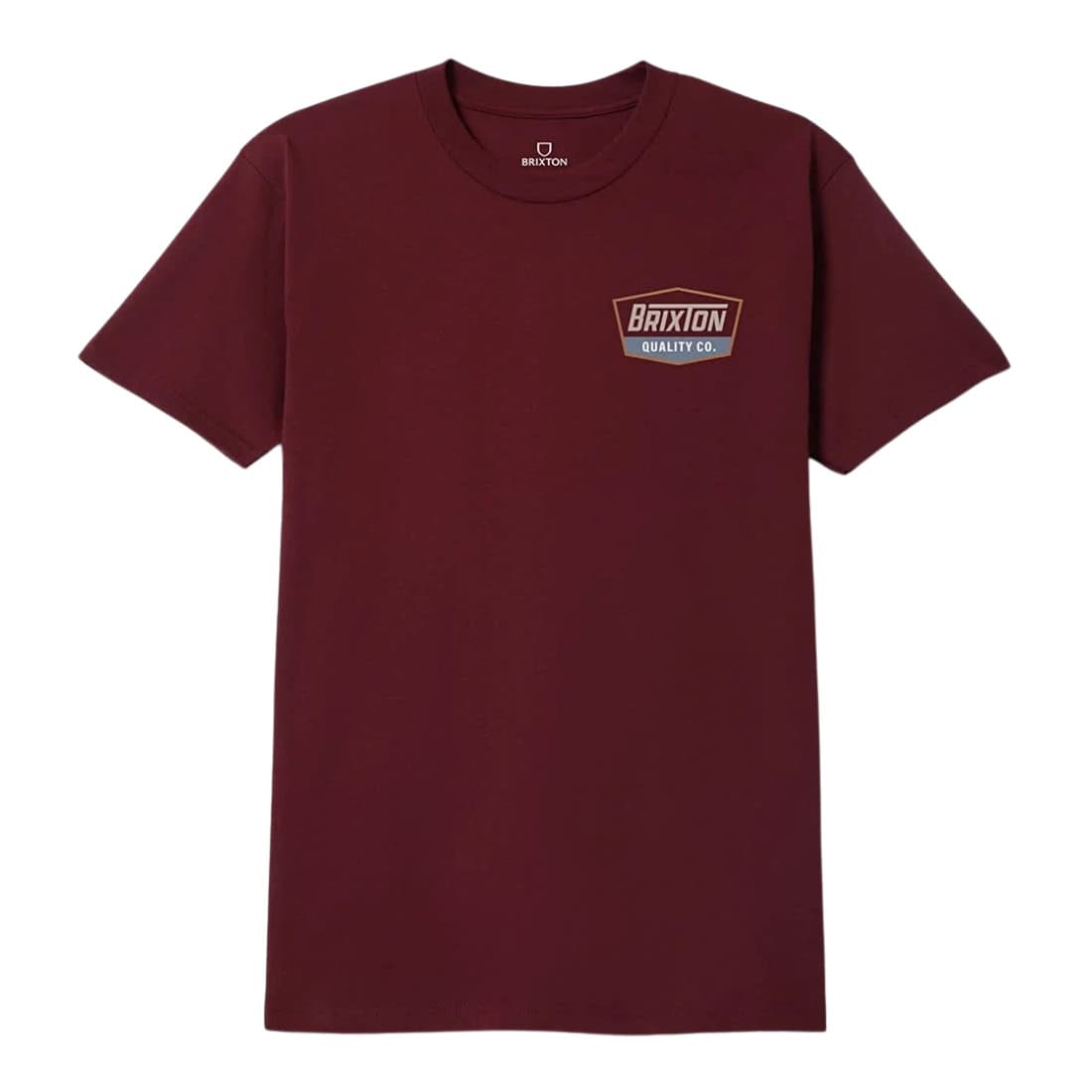 Brixton Regal T-Shirt - Burgundy/Tobacco - Mens Graphic T-Shirt by Brixton