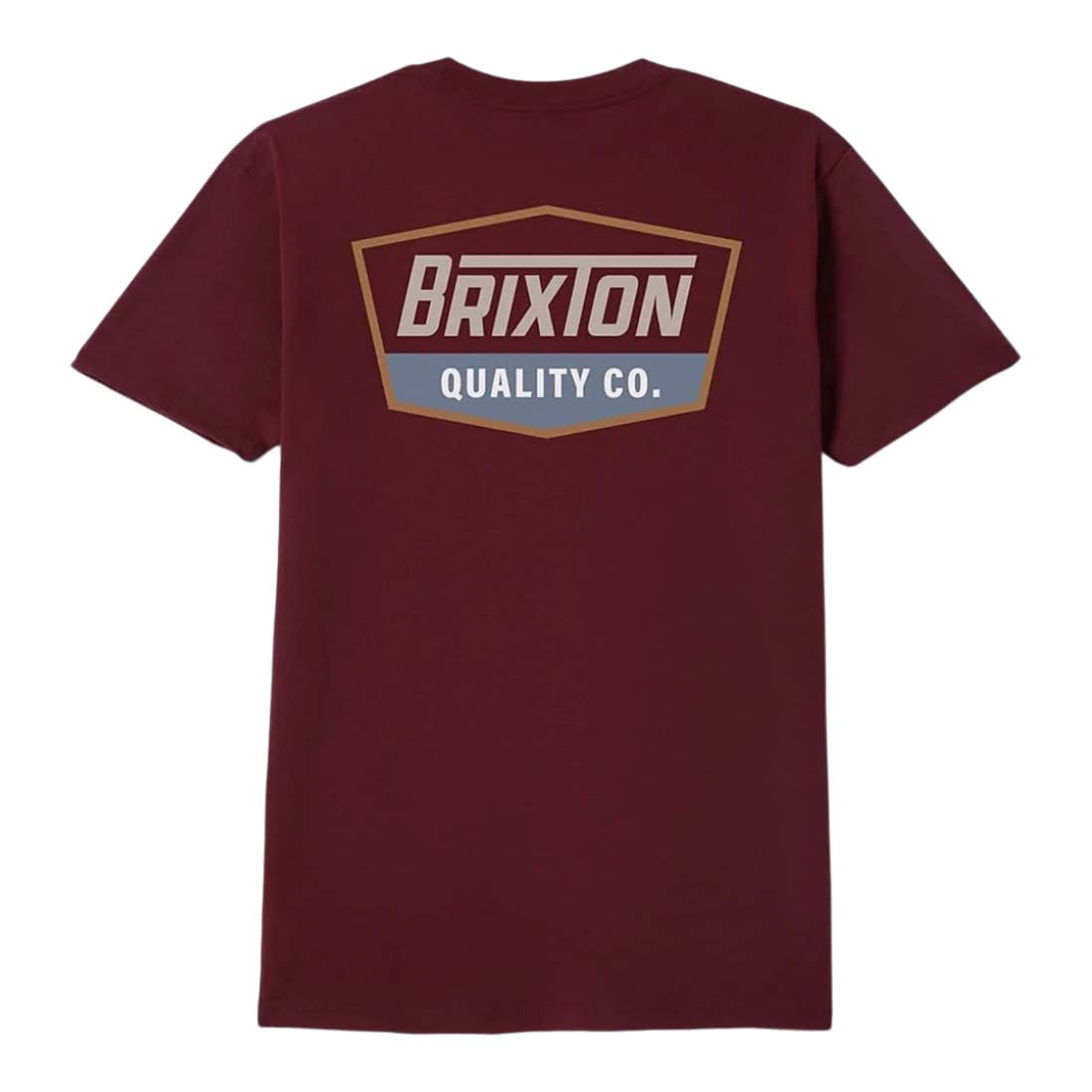 Brixton Regal T-Shirt - Burgundy/Tobacco - Mens Graphic T-Shirt by Brixton