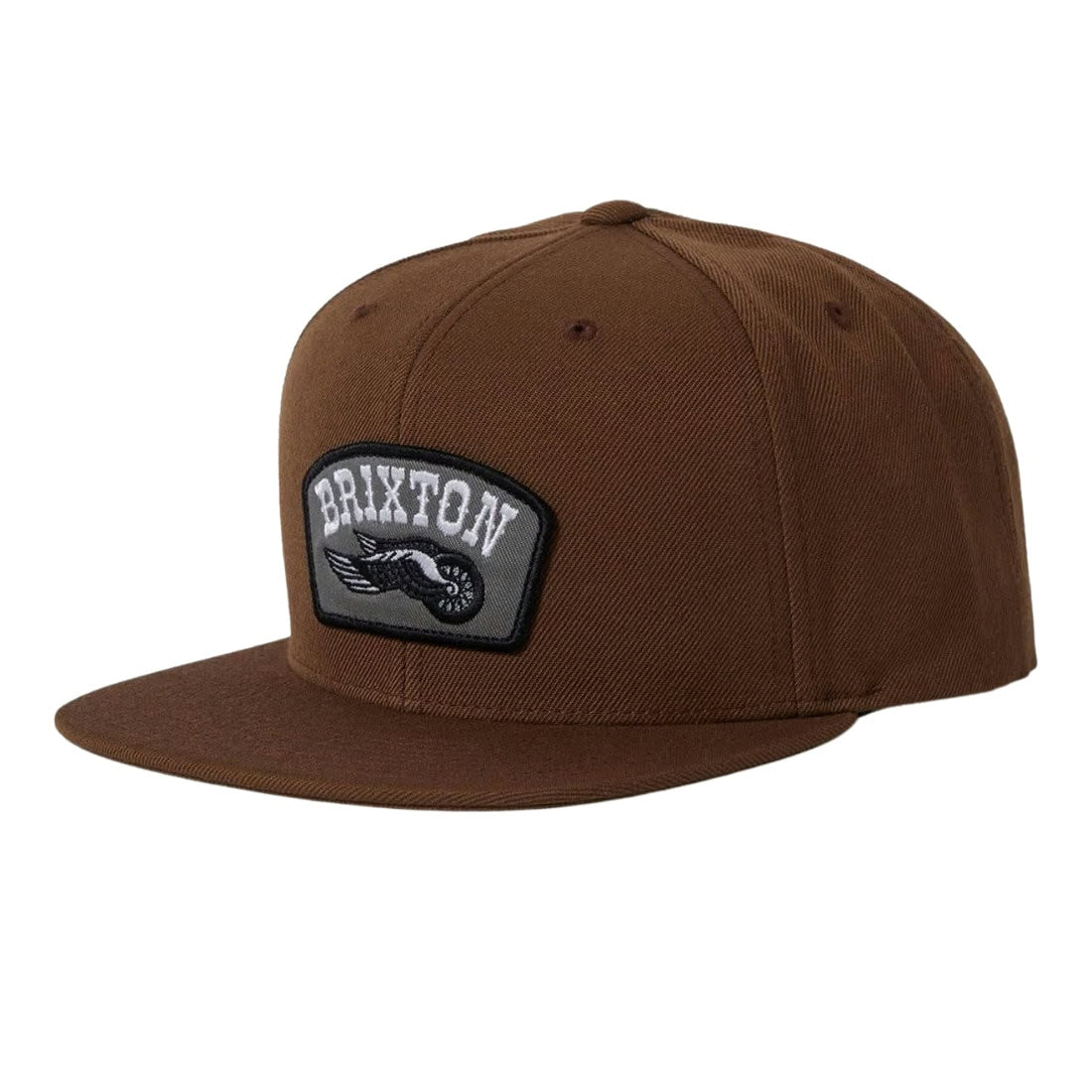 Brixton Roller MP Snapback Cap - Pinecone/Brown - Snapback Cap by Brixton One Size