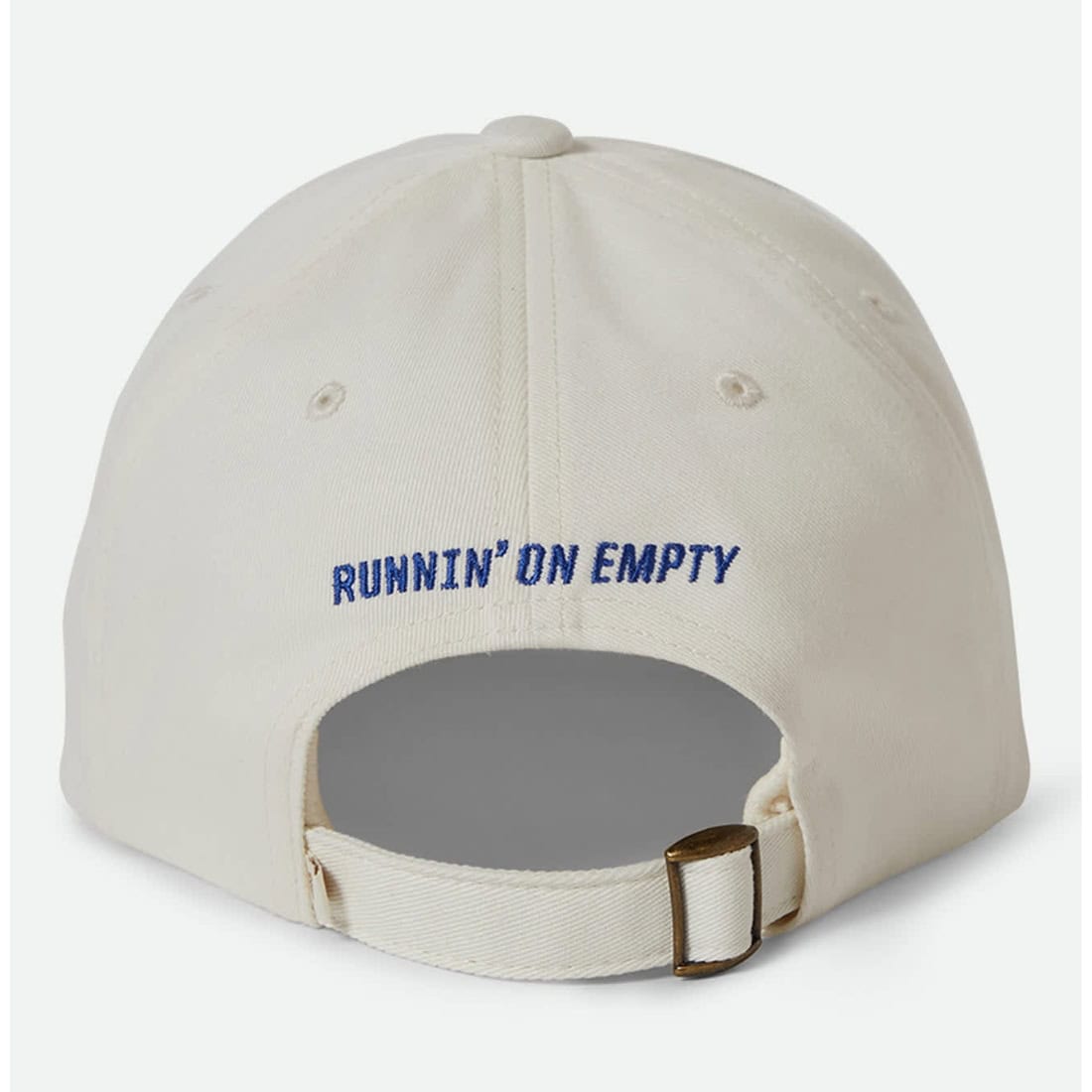Brixton Running On Empty NP LP Adj Hat Cap - Off White - Strapback Cap by Brixton One Size