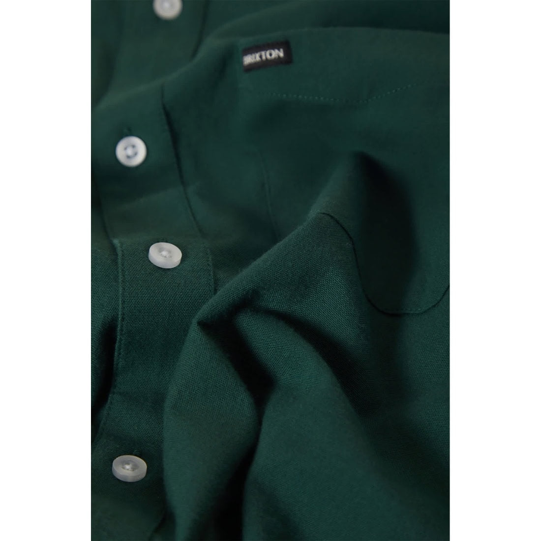 Brixton Sanford Oxford Short Sleeve Woven Shirt - Primal Green - Mens Casual Shirt by Brixton