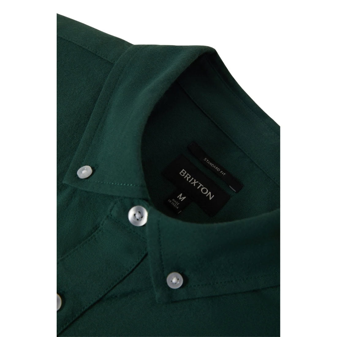Brixton Sanford Oxford Short Sleeve Woven Shirt - Primal Green - Mens Casual Shirt by Brixton