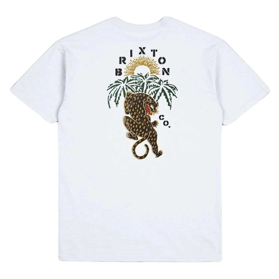 Brixton Seeks T-Shirt - White - Mens Graphic T-Shirt by Brixton