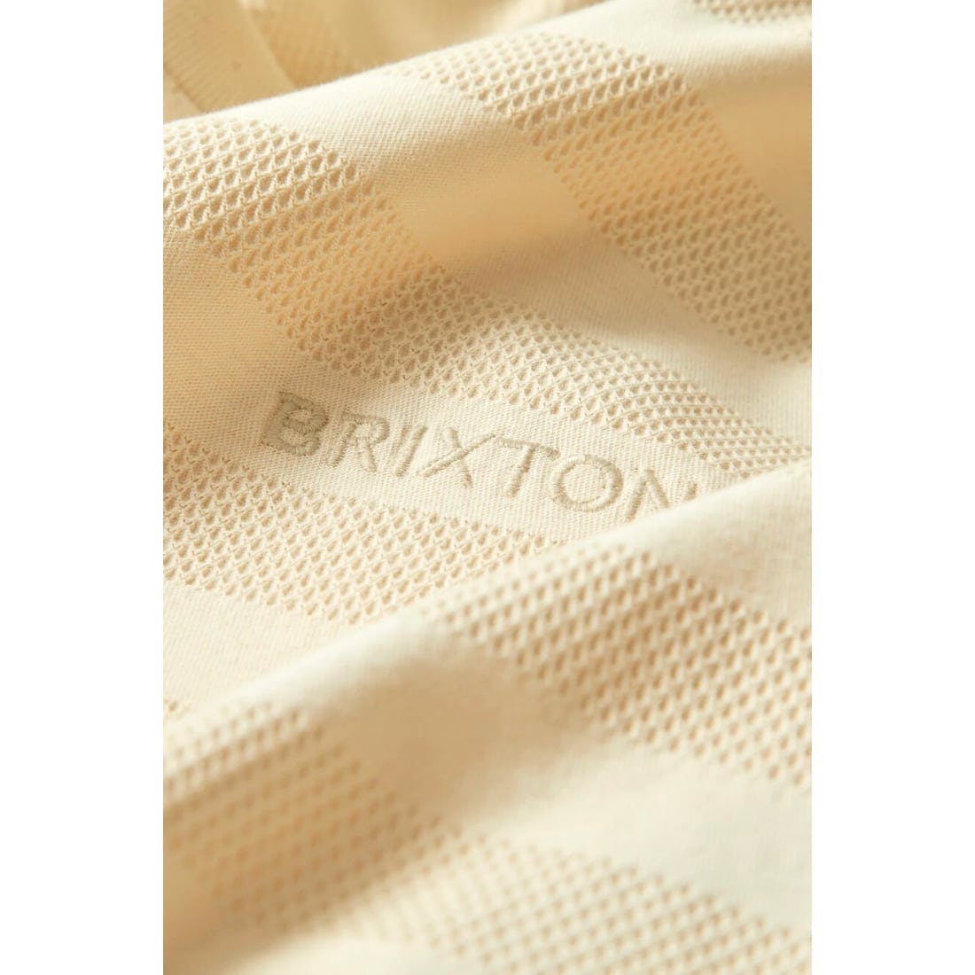 Brixton The City Knit T-Shirt - Whitecap - Mens Plain T-Shirt by Brixton