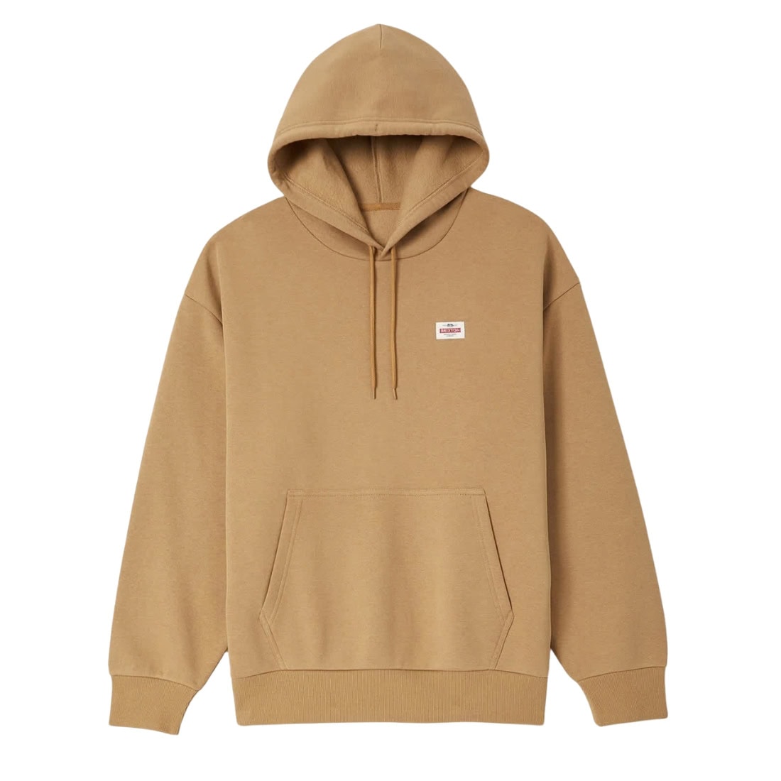 Brixton Trademark Hood - British Khaki - Mens Pullover Hoodie by Brixton