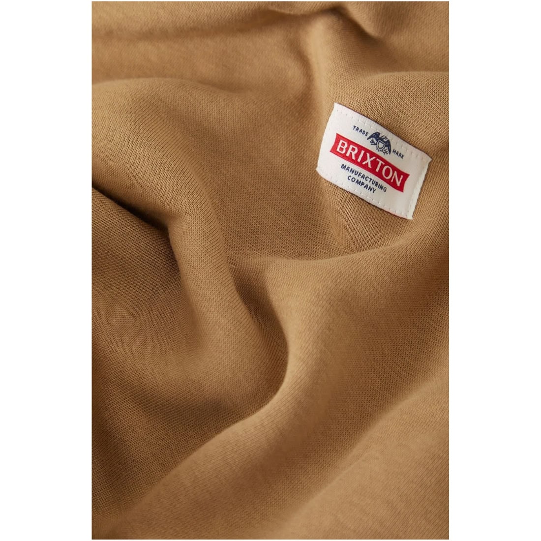 Brixton Trademark Hood - British Khaki - Mens Pullover Hoodie by Brixton