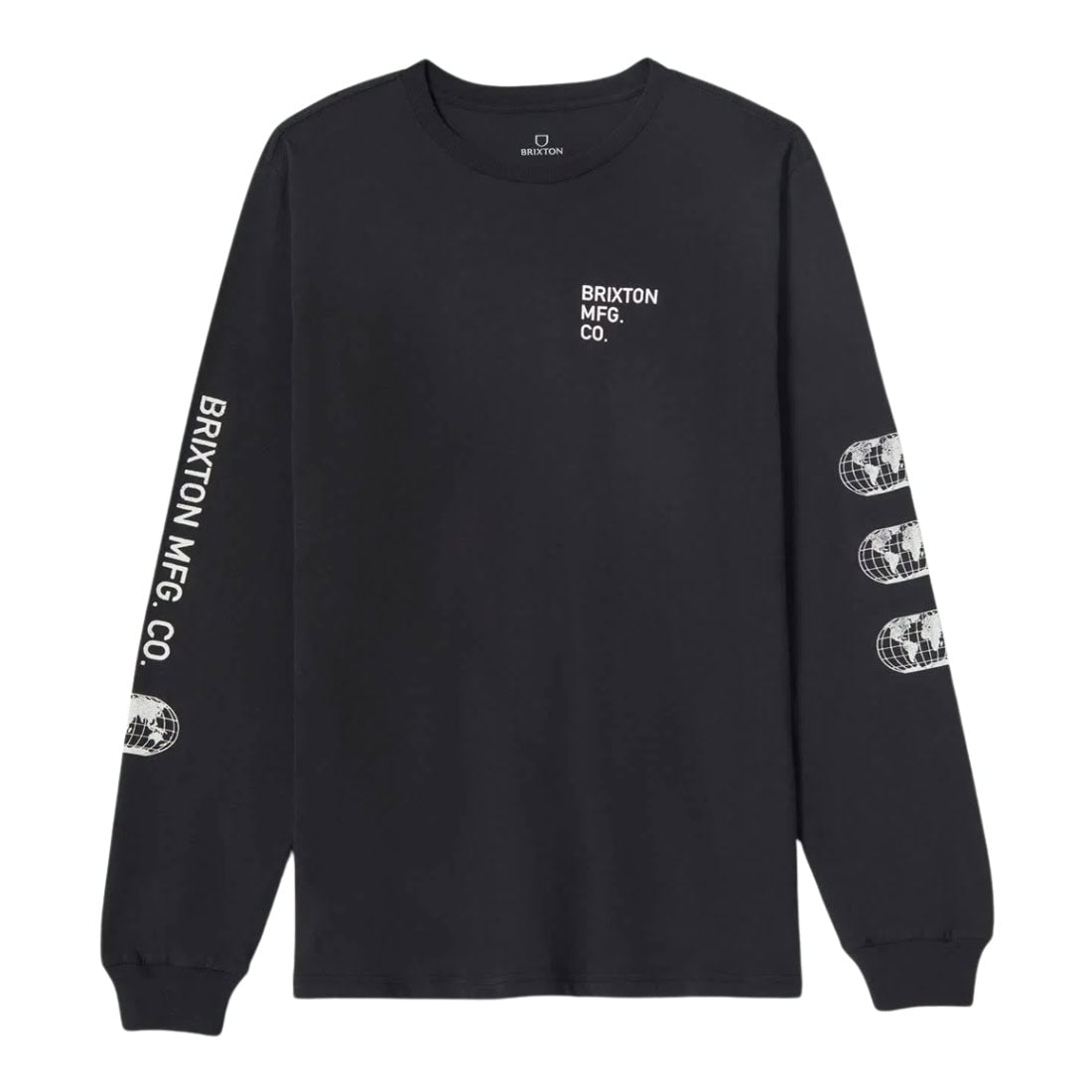 Brixton Union Longsleeve T-Shirt - Black - Mens Graphic T-Shirt by Brixton