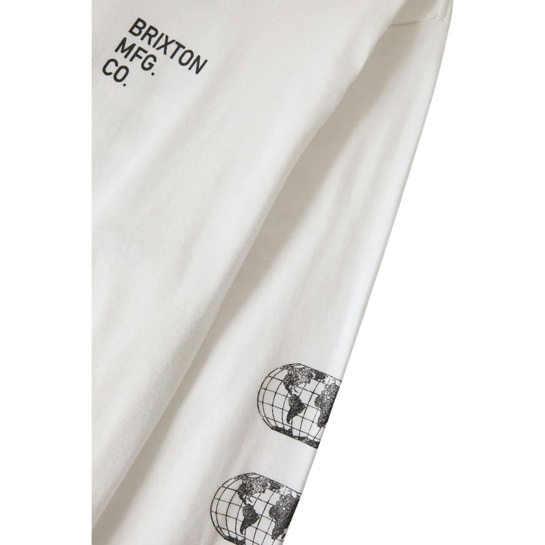 Brixton Union Longsleeve T-Shirt - White - Mens Graphic T-Shirt by Brixton