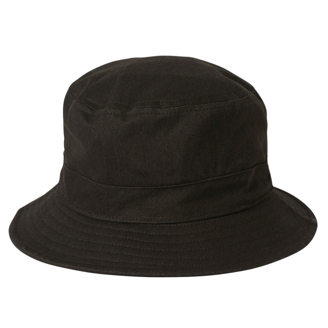 Brixton Woodburn Packable Bucket Hat - Black Sol Wash - Bucket Hat by Brixton
