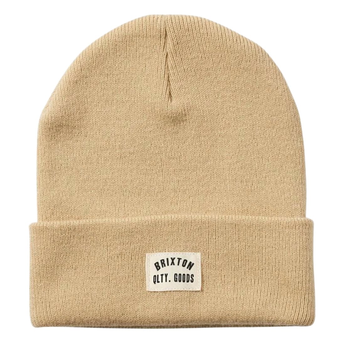 Brixton Woodburn Watch Cap Beanie - Biscotti - Fold Beanie by Brixton