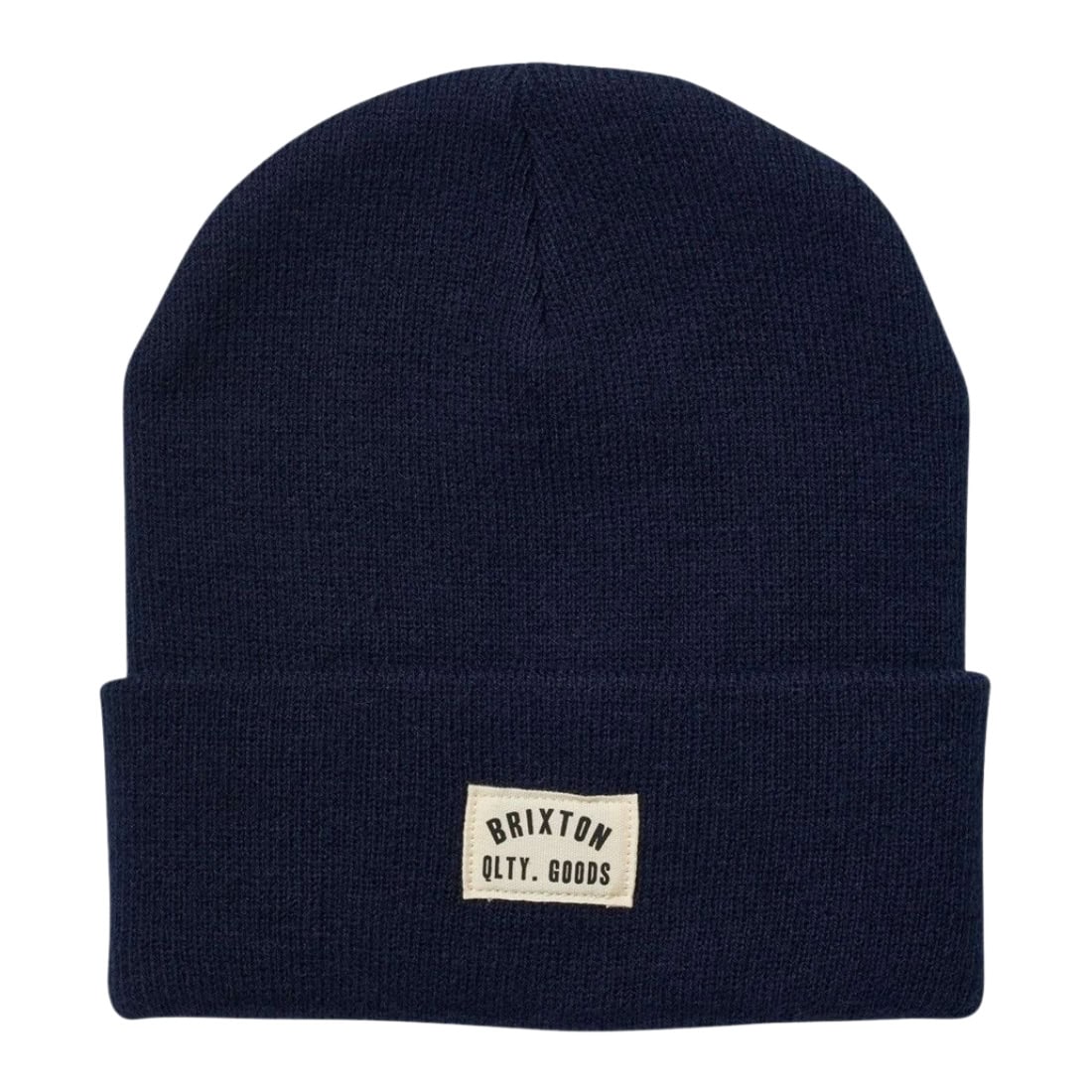 Brixton Woodburn Watch Cap Beanie - Navy - Fold Beanie by Brixton