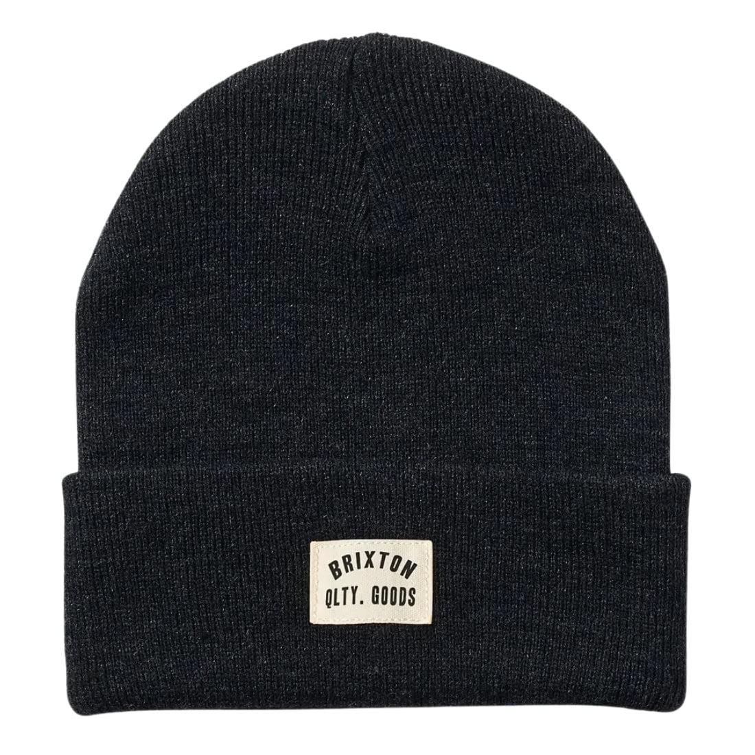 Brixton Woodburn Watch Cap Beanie - Washed Black - Fold Beanie by Brixton