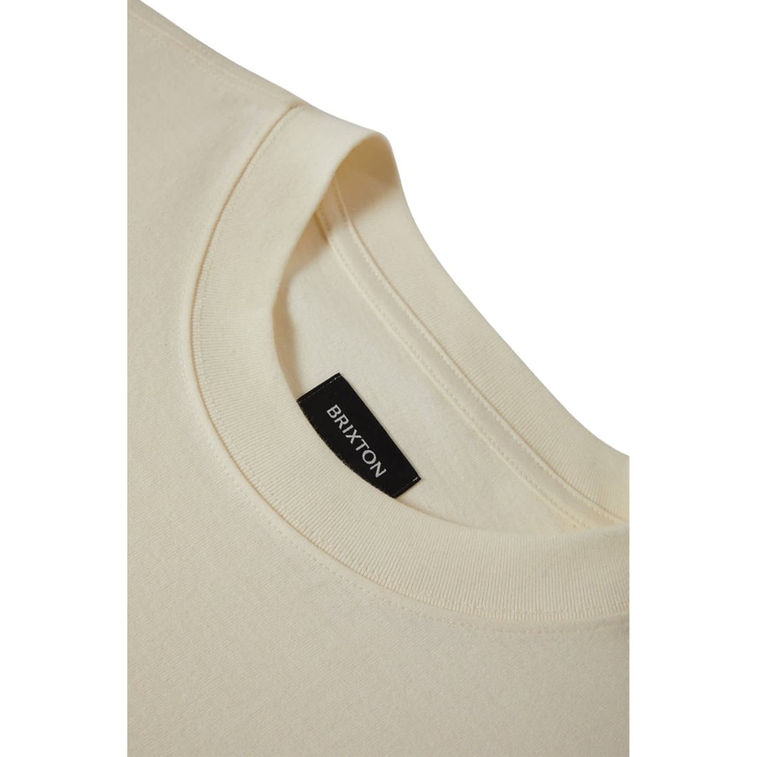 Brixton Zephyr Oversized T-Shirt - Cream - Mens Graphic T-Shirt by Brixton