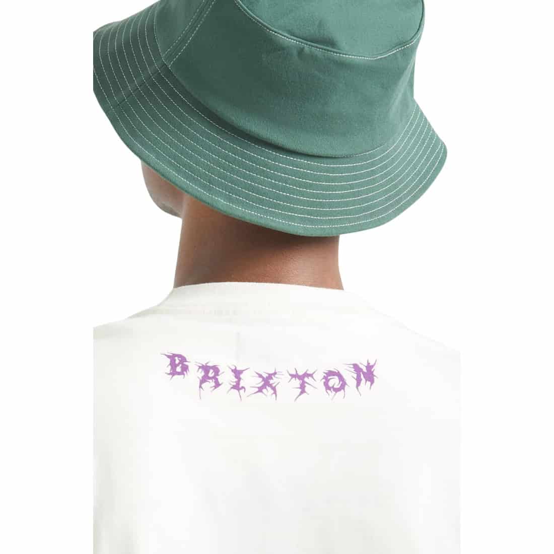 Brixton Zephyr Oversized T-Shirt - Cream - Mens Graphic T-Shirt by Brixton