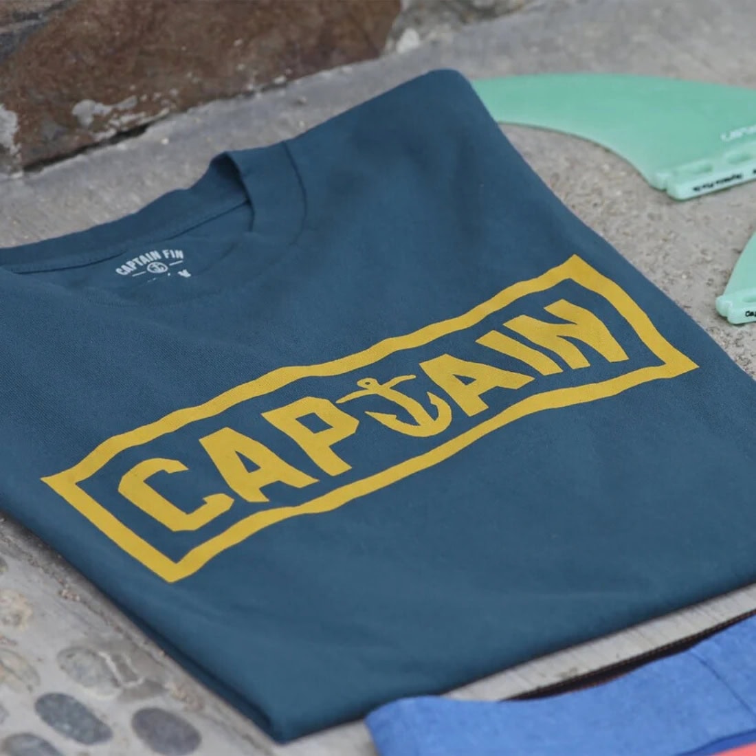 Captain Fin Co Naval T-Shirt - Dark Navy - Mens Surf Brand T-Shirt by Captain Fin Co