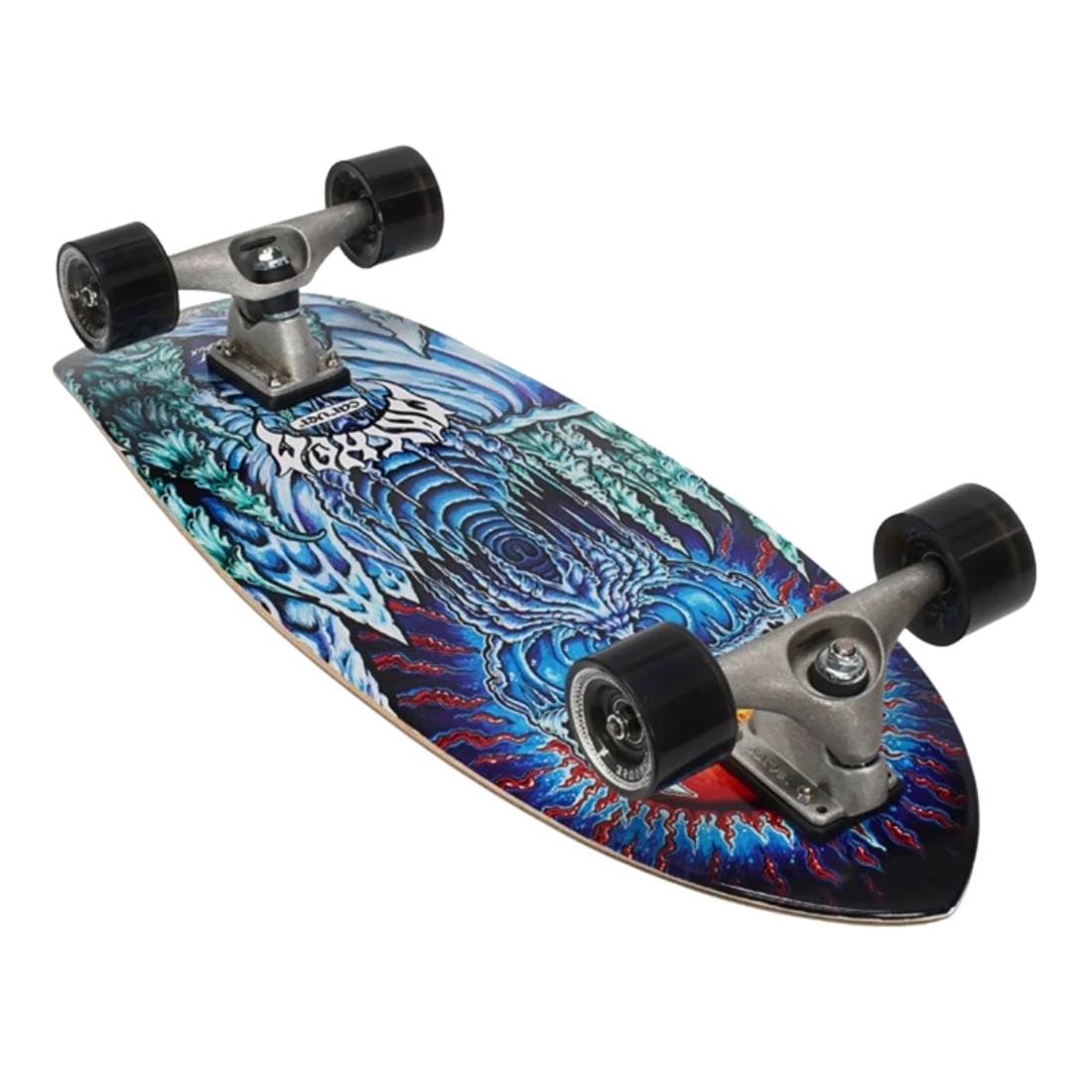 Carver 30" ...Lost Drew Brophy Winter Wave Cx Complete Surf Skate - Blue - Surf Skateboard by Carver 30 inch